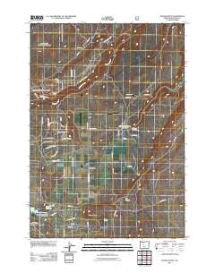 Henkle Butte Oregon Historical topographic map, 1:24000 scale, 7.5 X 7.5 Minute, Year 2011