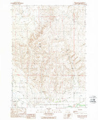 Henry Gulch Oregon Historical topographic map, 1:24000 scale, 7.5 X 7.5 Minute, Year 1988