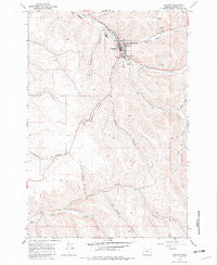Heppner Oregon Historical topographic map, 1:24000 scale, 7.5 X 7.5 Minute, Year 1968