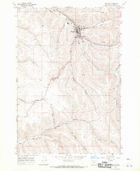 Heppner Oregon Historical topographic map, 1:24000 scale, 7.5 X 7.5 Minute, Year 1968