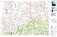 Heppner Oregon Historical topographic map, 1:100000 scale, 30 X 60 Minute, Year 1981