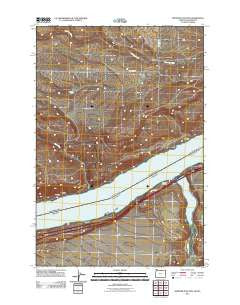 Heppner Junction Oregon Historical topographic map, 1:24000 scale, 7.5 X 7.5 Minute, Year 2011