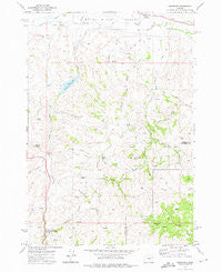 Hereford Oregon Historical topographic map, 1:24000 scale, 7.5 X 7.5 Minute, Year 1972
