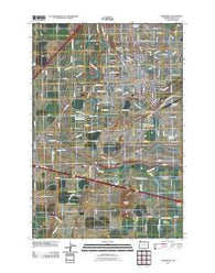 Hermiston Oregon Historical topographic map, 1:24000 scale, 7.5 X 7.5 Minute, Year 2011