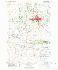 Hermiston Oregon Historical topographic map, 1:24000 scale, 7.5 X 7.5 Minute, Year 1962