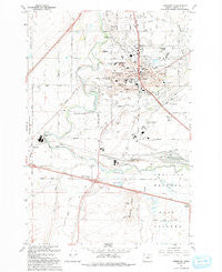 Hermiston Oregon Historical topographic map, 1:24000 scale, 7.5 X 7.5 Minute, Year 1993