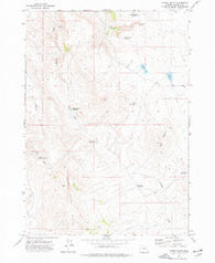 Hickey Basin Oregon Historical topographic map, 1:24000 scale, 7.5 X 7.5 Minute, Year 1972