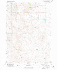 Hickey Basin Oregon Historical topographic map, 1:24000 scale, 7.5 X 7.5 Minute, Year 1972
