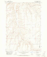 Hickland Butte Oregon Historical topographic map, 1:24000 scale, 7.5 X 7.5 Minute, Year 1964