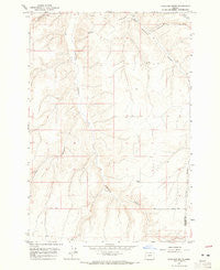 Hickland Butte Oregon Historical topographic map, 1:24000 scale, 7.5 X 7.5 Minute, Year 1964