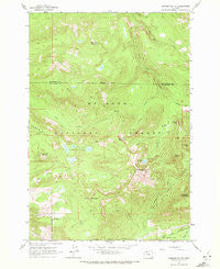 Hickman Butte Oregon Historical topographic map, 1:24000 scale, 7.5 X 7.5 Minute, Year 1962