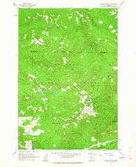 Hickman Butte Oregon Historical topographic map, 1:24000 scale, 7.5 X 7.5 Minute, Year 1962