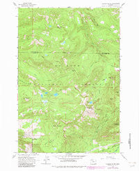 Hickman Butte Oregon Historical topographic map, 1:24000 scale, 7.5 X 7.5 Minute, Year 1962