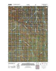 Hicks Spring Oregon Historical topographic map, 1:24000 scale, 7.5 X 7.5 Minute, Year 2011