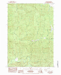 High Point Oregon Historical topographic map, 1:24000 scale, 7.5 X 7.5 Minute, Year 1984