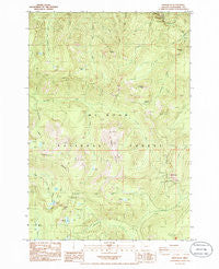 High Rock Oregon Historical topographic map, 1:24000 scale, 7.5 X 7.5 Minute, Year 1985