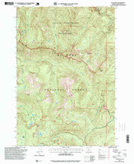 High Rock Oregon Historical topographic map, 1:24000 scale, 7.5 X 7.5 Minute, Year 1997