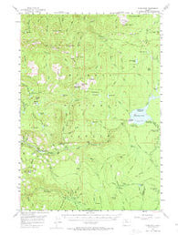 High Rock Oregon Historical topographic map, 1:62500 scale, 15 X 15 Minute, Year 1956