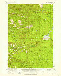 High Rock Oregon Historical topographic map, 1:62500 scale, 15 X 15 Minute, Year 1956
