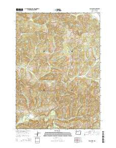 High Point Oregon Current topographic map, 1:24000 scale, 7.5 X 7.5 Minute, Year 2014