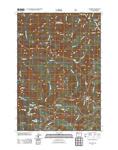High Rock Oregon Historical topographic map, 1:24000 scale, 7.5 X 7.5 Minute, Year 2011