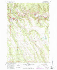 Hilgard Oregon Historical topographic map, 1:24000 scale, 7.5 X 7.5 Minute, Year 1963