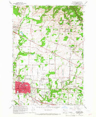 Hillsboro Oregon Historical topographic map, 1:24000 scale, 7.5 X 7.5 Minute, Year 1961