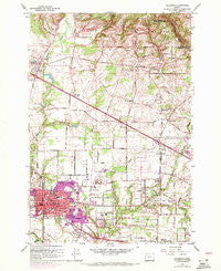 Hillsboro Oregon Historical topographic map, 1:24000 scale, 7.5 X 7.5 Minute, Year 1961