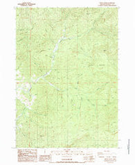Hinkle Creek Oregon Historical topographic map, 1:24000 scale, 7.5 X 7.5 Minute, Year 1987