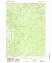 Hinkle Creek Oregon Historical topographic map, 1:24000 scale, 7.5 X 7.5 Minute, Year 1987