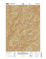 Hobson Horn Oregon Current topographic map, 1:24000 scale, 7.5 X 7.5 Minute, Year 2014