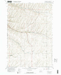 Holdman SE Oregon Historical topographic map, 1:24000 scale, 7.5 X 7.5 Minute, Year 1966