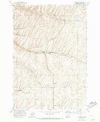 Holdman SE Oregon Historical topographic map, 1:24000 scale, 7.5 X 7.5 Minute, Year 1966