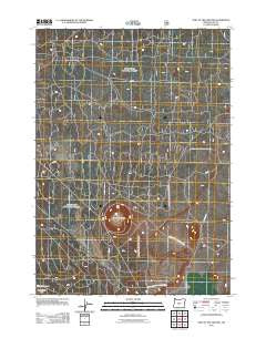 Hole In The Ground Oregon Historical topographic map, 1:24000 scale, 7.5 X 7.5 Minute, Year 2011
