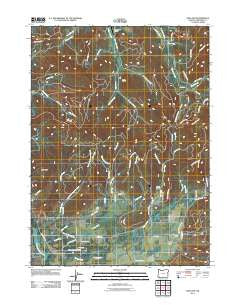 Holland Oregon Historical topographic map, 1:24000 scale, 7.5 X 7.5 Minute, Year 2011