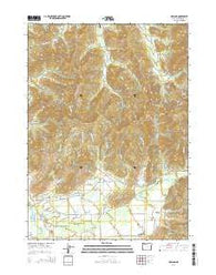 Holland Oregon Current topographic map, 1:24000 scale, 7.5 X 7.5 Minute, Year 2014