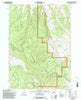 Holmes Canyon Oregon Historical topographic map, 1:24000 scale, 7.5 X 7.5 Minute, Year 1992