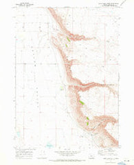 Home Creek Butte Oregon Historical topographic map, 1:24000 scale, 7.5 X 7.5 Minute, Year 1967