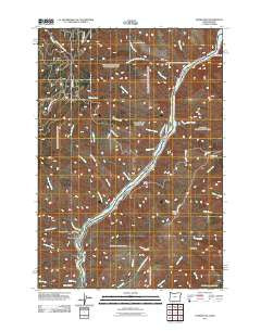 Homestead Oregon Historical topographic map, 1:24000 scale, 7.5 X 7.5 Minute, Year 2011