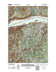 Hood River Oregon Historical topographic map, 1:24000 scale, 7.5 X 7.5 Minute, Year 2011