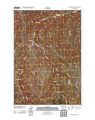 Hoodlum Canyon Oregon Historical topographic map, 1:24000 scale, 7.5 X 7.5 Minute, Year 2011