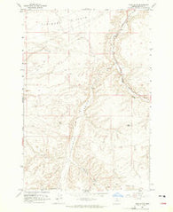 Horn Butte Oregon Historical topographic map, 1:24000 scale, 7.5 X 7.5 Minute, Year 1964
