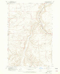 Horn Butte Oregon Historical topographic map, 1:24000 scale, 7.5 X 7.5 Minute, Year 1964