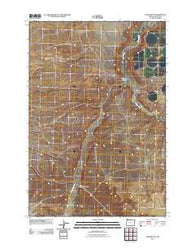 Horn Butte Oregon Historical topographic map, 1:24000 scale, 7.5 X 7.5 Minute, Year 2011