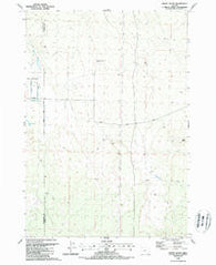 Horse Butte Oregon Historical topographic map, 1:24000 scale, 7.5 X 7.5 Minute, Year 1988
