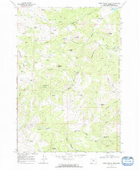 Horse Heaven Creek Oregon Historical topographic map, 1:24000 scale, 7.5 X 7.5 Minute, Year 1968