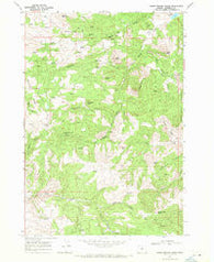 Horse Heaven Creek Oregon Historical topographic map, 1:24000 scale, 7.5 X 7.5 Minute, Year 1968