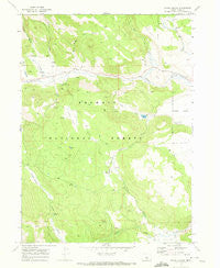 Horse Prairie Oregon Historical topographic map, 1:24000 scale, 7.5 X 7.5 Minute, Year 1968