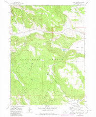 Horse Prairie Oregon Historical topographic map, 1:24000 scale, 7.5 X 7.5 Minute, Year 1968