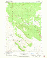 Horse Ridge Oregon Historical topographic map, 1:24000 scale, 7.5 X 7.5 Minute, Year 1967